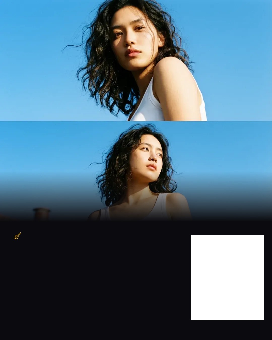 Portrait · Film triptych