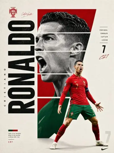 A professional sports graphic design poster of [Player Na...
