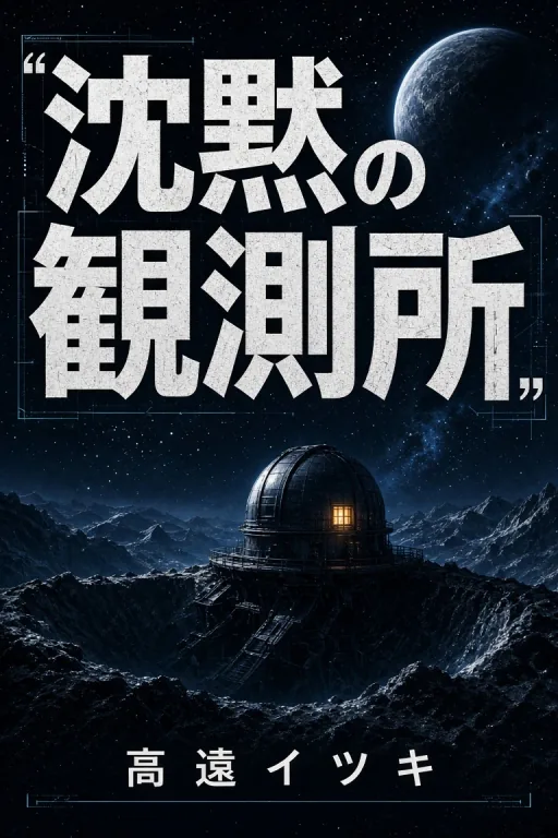 沈黙の観測所 — Japanese Sci-Fi Cover