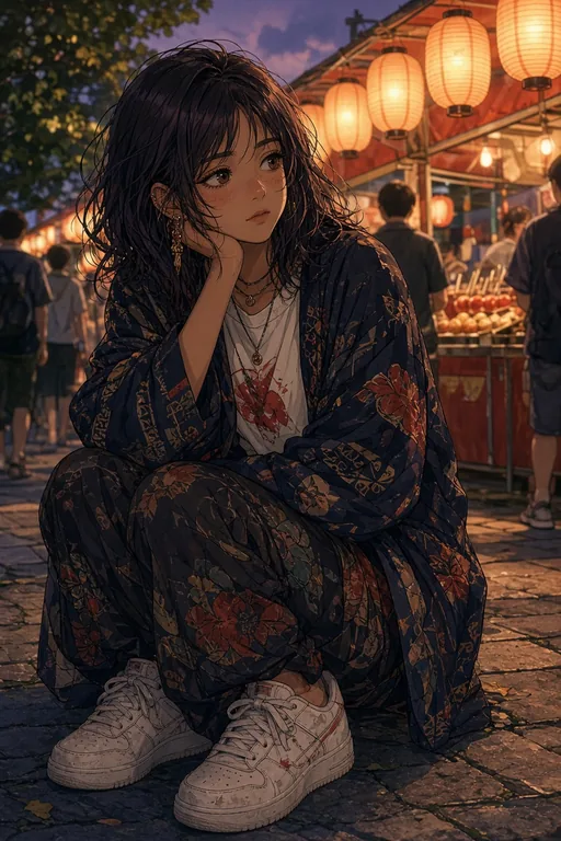 Anime · mixed-heritage woman, 20s