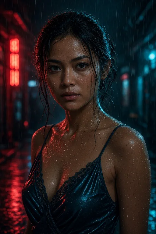 Cinematic · Southeast Asian woman, 30s