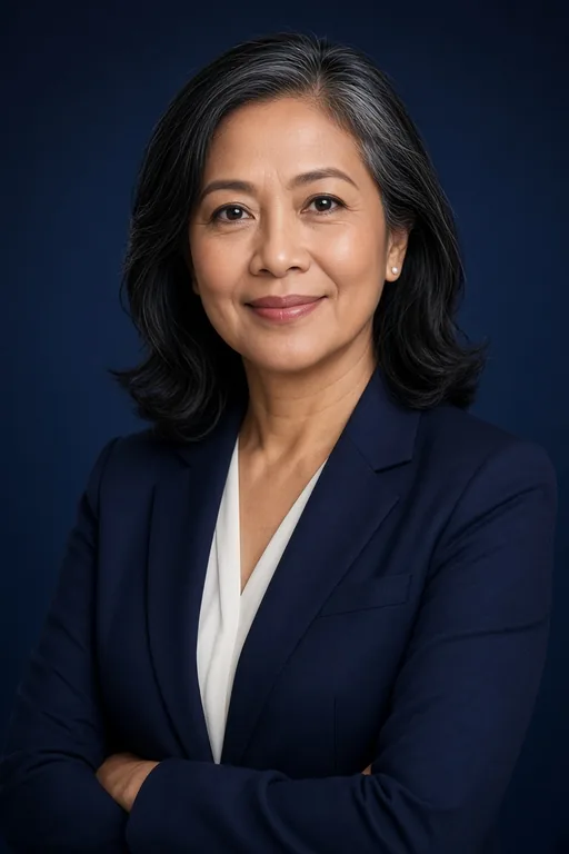 Professional Headshot · Southeast Asian medical doctor