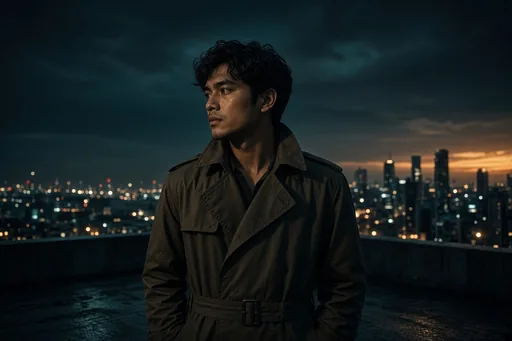 Wide Portrait · Southeast Asian man, 20s