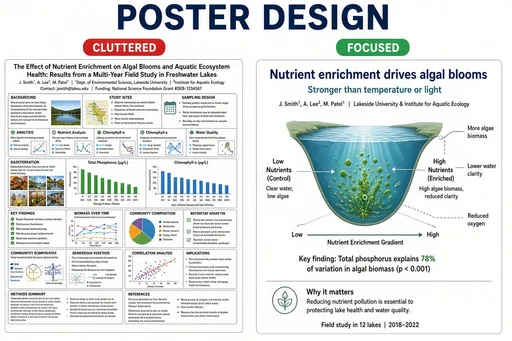Strong vs weak research poster