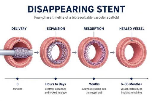Biodegradable stent lifecycle
