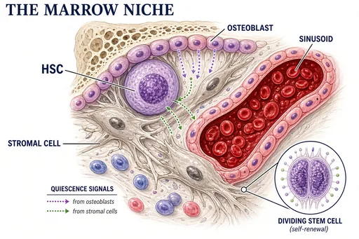 Bone marrow stem cell niche