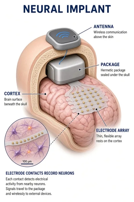 Neural implant interface
