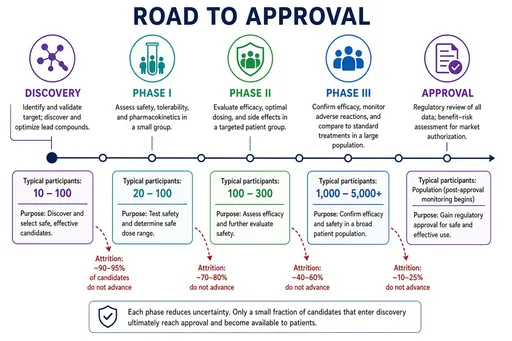 Drug development phases