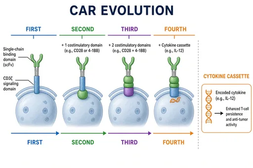 Four generations of CAR design