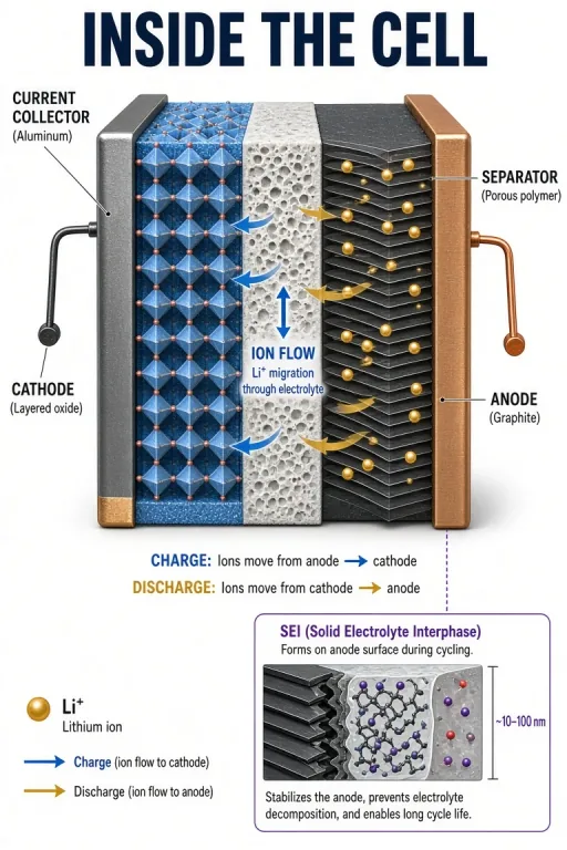 Lithium-ion battery cell