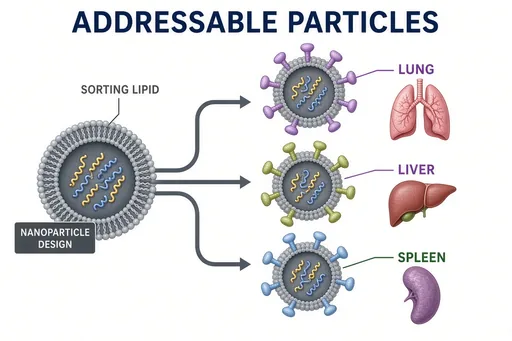 Organ-targeted delivery chemistry