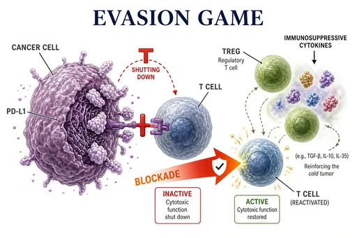 Tumor immune evasion