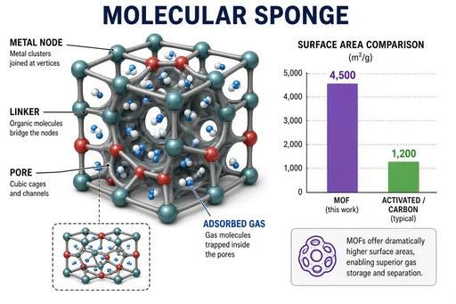 Metal-organic framework pore