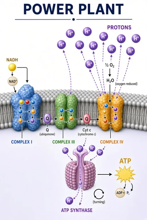 Mitochondrial electron transport chain