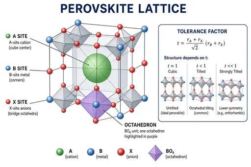 Perovskite crystal structure