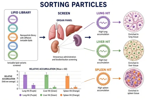 Organ-selective lipid delivery