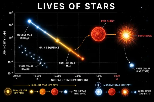 Star life cycle and the HR diagram