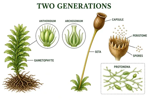 Moss life cycle