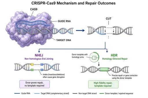 CRISPR-Cas9 mechanism (validation, free)